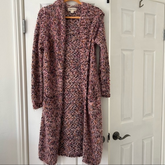 LUNA MOON ALLEA LONG HOODED CARDIGAN - Picture 3 of 6